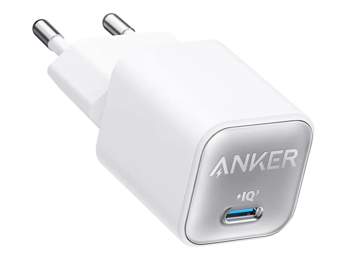 ANKER 511 Charger (Nano III) - Netzteil - 30 Watt - 3 A - SFC, IQ 3.0 (USB-C) A2147G21