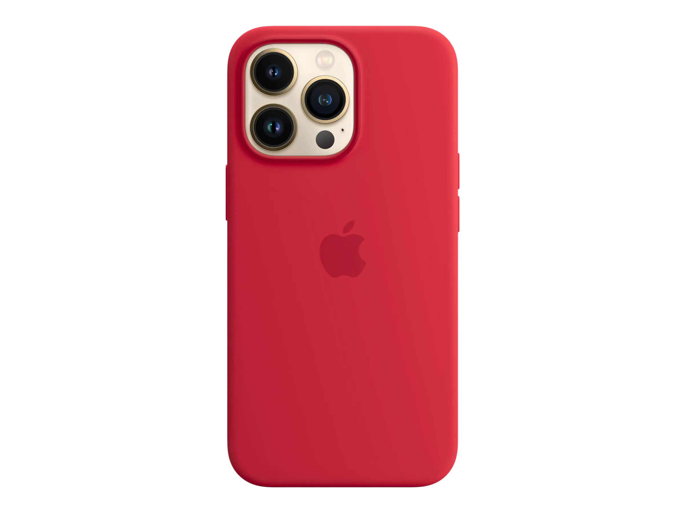 Apple - (PRODUCT) RED - hintere Abdeckung für Mobiltelefon - mit MagSafe - Silikon - Rot - für iPhone 13 Pro