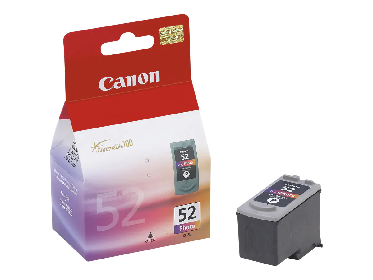 Canon CL-52 - Farbe (Light Cyan, Light Magenta, Black) - Original - Tintenbehälter - für PIXMA iP6210D, iP6220D, iP6310D, MP450