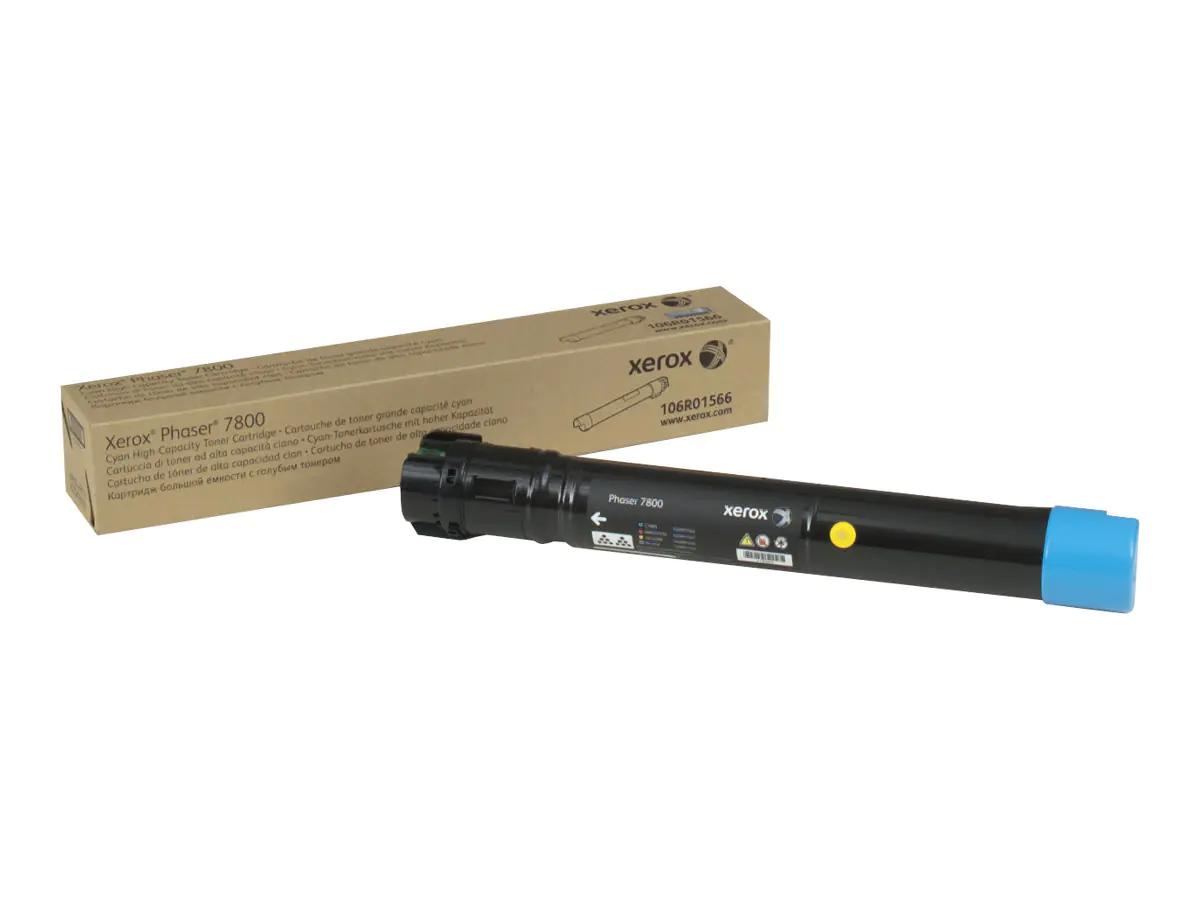 Xerox Phaser 7800 - Mit hoher Kapazität - Cyan - Original - Tonerpatrone - für Phaser 7800 Xerox Phaser 7800 - Mit hoher Kapazität - Cyan - Original - Tonerpatrone - für Phaser 7800