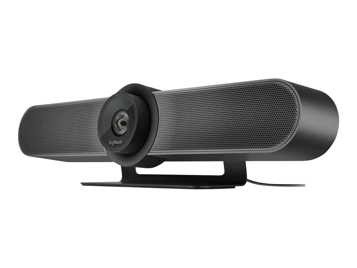 Logitech MeetUp - Konferenzkamera - schwenken / neigen - Farbe - 3840 x 2160 - Audio - drahtlos - Bluetooth LE / NFC - USB 3.0 - MJPEG